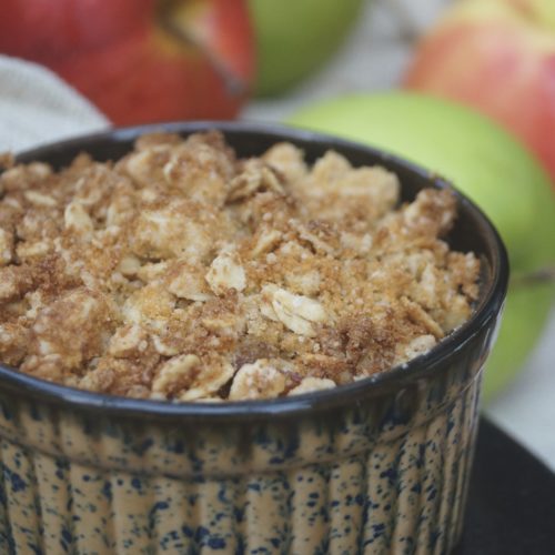 Air Fryer Apple Crumble