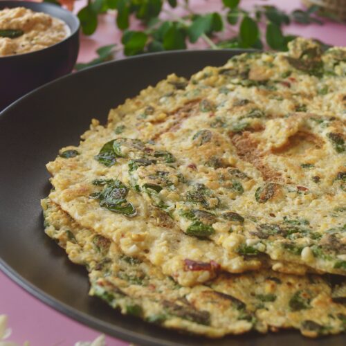 muringa ela ada , Moringa Leaves, Dosa, Protein Breakfast