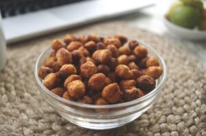 Air Fryer Chickpeas, Roasted Chickpeas, Snack