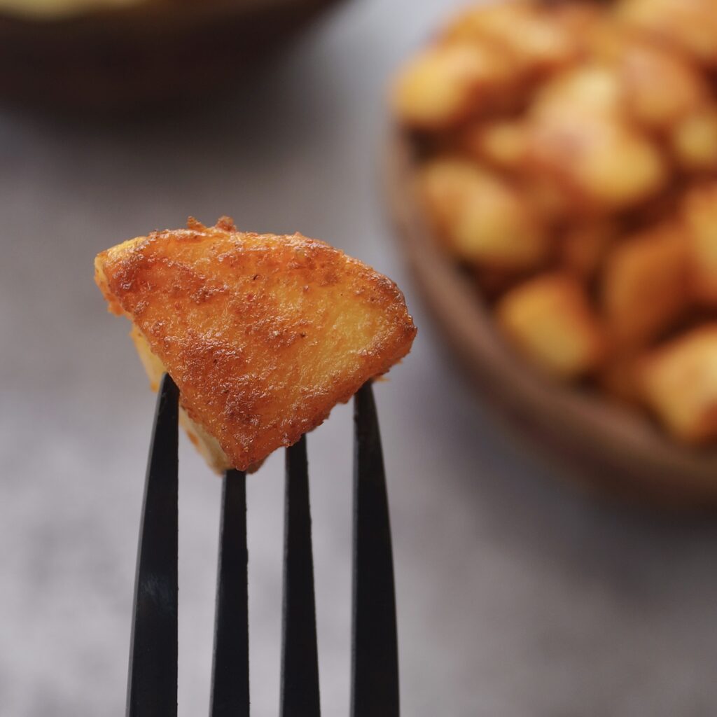 Potato Karacurry, Roast Potatoes, South Indian Style Roast Potatoes